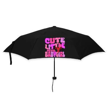Babygirl - Cute Little Babygirl Devil - Umbrella (small) - black - Front