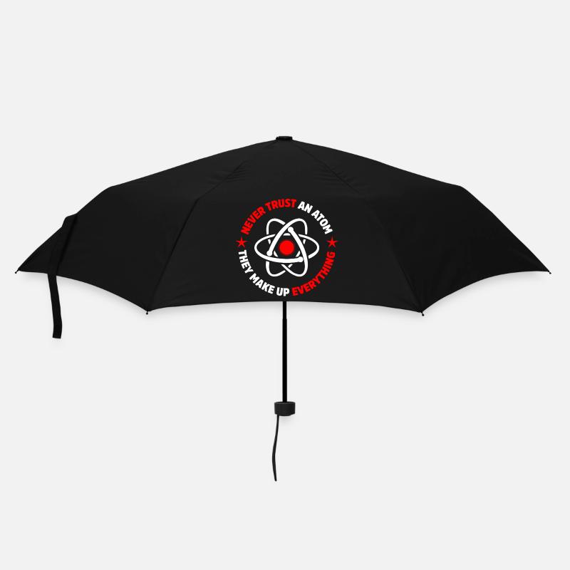 Protonen, Neutronen, Elektronen - Regenschirm (klein) - Schwarz