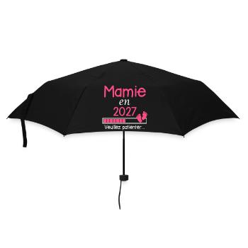 Grandma in 2027 Gift Grandmother Future - Umbrella (small) - black - Front
