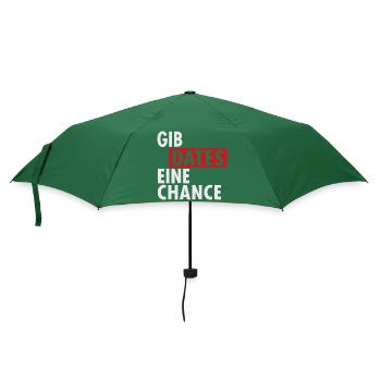 Donnez une chance aux rendez-vous - Parapluie standard - vert bouteille - Devant