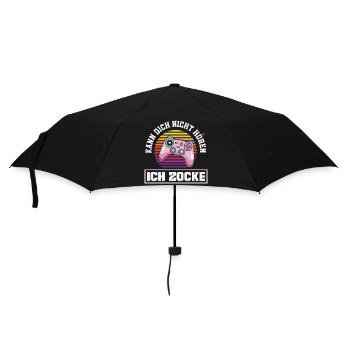 Je ne t’entends pas, je joue des manettes - Parapluie standard - noir - Devant
