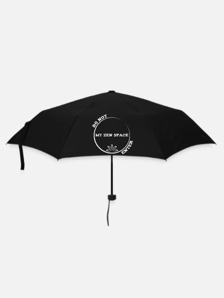 N’entre pas dans mon espace zen - Pilates de yoga drôle - Parapluie standard - noir