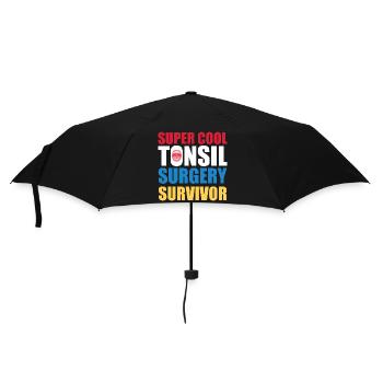 Design super cool pour survivants de chirurgie des amygdales - Parapluie standard - noir - Devant