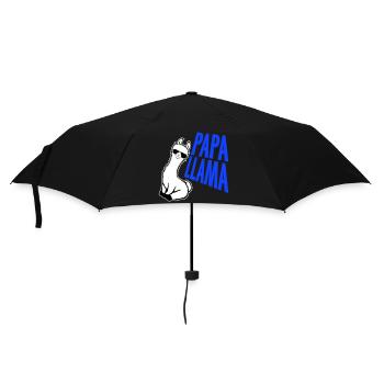 Dad Llama Cool Sunglasses Sitting Funny Animal - Umbrella (small) - black - Front