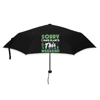 Plant Lover Plants This Weekend - Umbrella (small) - black - Front