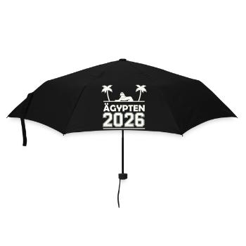 Silhouette Égypte 2026 - Parapluie standard - noir - Devant