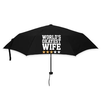 La femme la plus correcte du monde - Parapluie standard - noir - Devant