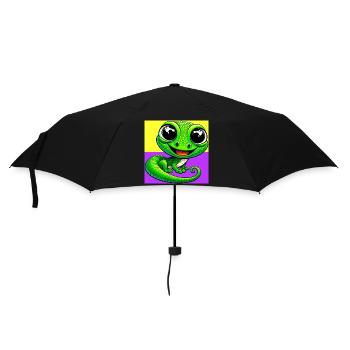 Gecko - Parapluie standard - noir - Devant