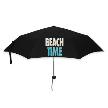 Beach Time - Summer Holiday - Sea and Sand - Umbrella (small) - black - Front