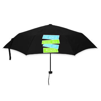 Le monde a besoin de toutes sortes d’esprits inspirants - Parapluie standard - noir - Devant