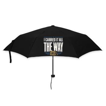 Postbote Im Ruhestand Postbote Im Ruhestand - Regenschirm (klein) - Schwarz - Vorne