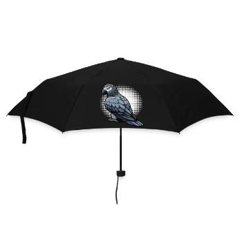 Perroquet gris d'Afrique propriétaire de perroquet gardien de perroquet - Parapluie standard - noir - Devant