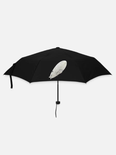 Deutsches Zeppelin – Ikone der Luftfahrtgeschichte - Regenschirm (klein) - Schwarz