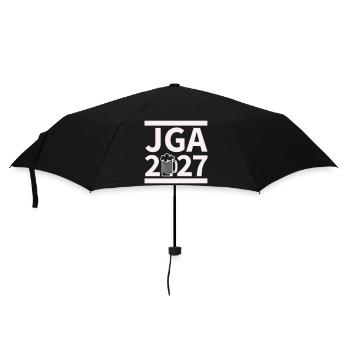 Bachelor Party 2027 Beer Celebration Design - Umbrella (small) - black - Front