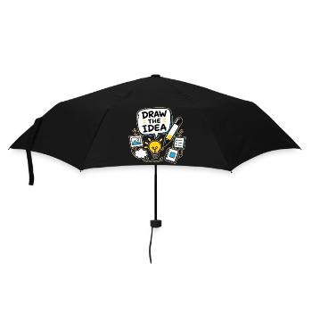 DRAW THE IDEA - Umbrella (small) - black - Front