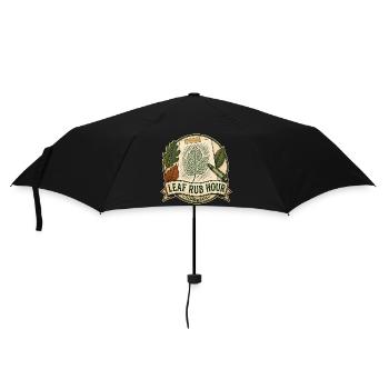 LEAF RUB HOUR - Regenschirm (klein) - Schwarz - Vorne