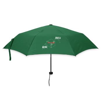 RISK RICH 1 - Regenschirm (klein) - Flaschengrün - Vorne