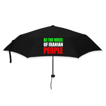 Be the voice of iranian people - Regenschirm (klein) - Schwarz - Vorne