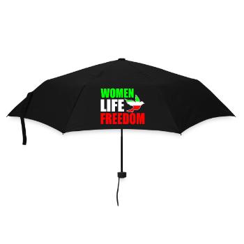 Women life freedom - Parapluie standard - noir - Devant