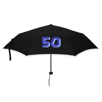 50. 50 YEARS. 50th ANNIVERSARY. 50 YEARS ANNIVERSARY. - Umbrella (small) - black - Front