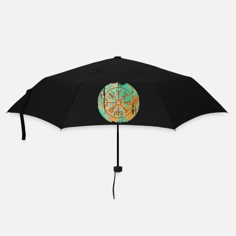 vegvisir e 36 - Regenschirm (klein) - Schwarz
