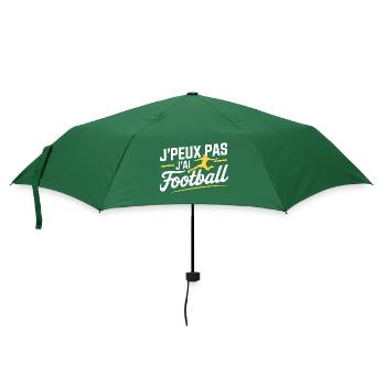 Ich kann nicht, ich habe Fußball - Regenschirm (klein) - Flaschengrün - Vorne