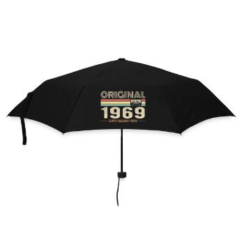 Original 1969 Vintage 1969 Retro Birthday 1969 - Umbrella (small) - black - Front