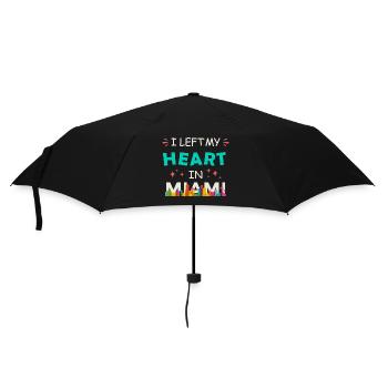 I left my heart in Miami - Umbrella (small) - black - Front