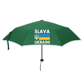 Slava ukraini - Umbrella (small) - bottlegreen - Front