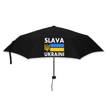 Slava ukraini - Umbrella (small) - black - Front