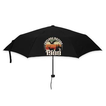 Cadeau Anniversaire 1988 Classique Chasseur 1988 - Parapluie standard - noir - Devant
