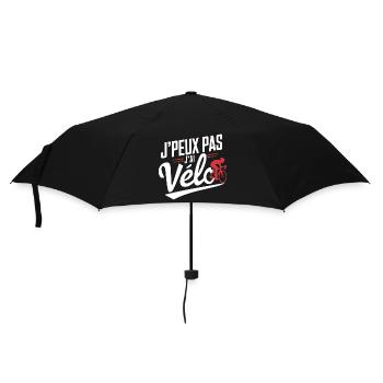 J'peux Pas, J'ai Vélo - Parapluie standard - noir - Devant