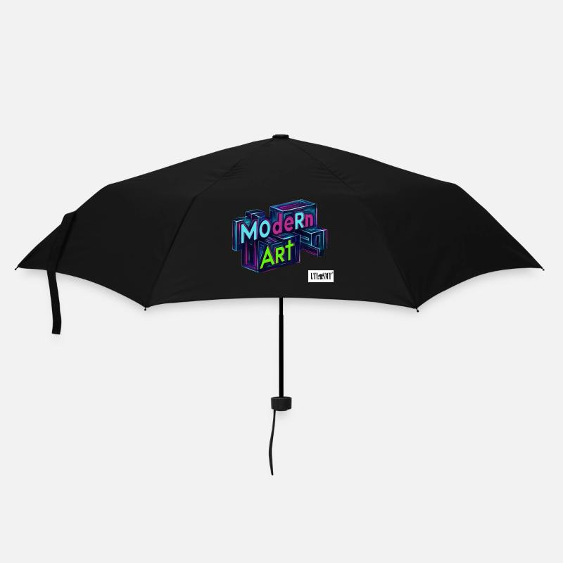 MOdeRn ART - Regenschirm (klein) - Schwarz