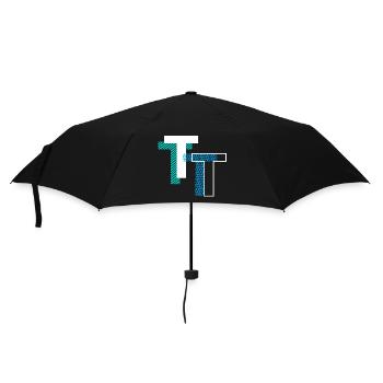 Lettre T - Parapluie standard - noir - Devant