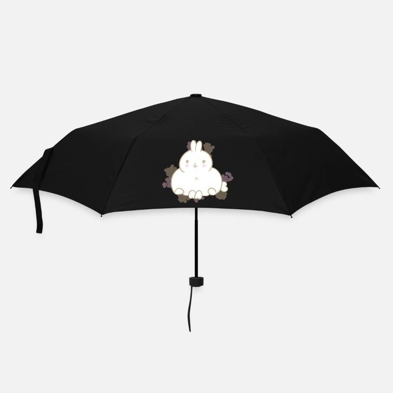 Cute Bunny - Umbrella (small) - black