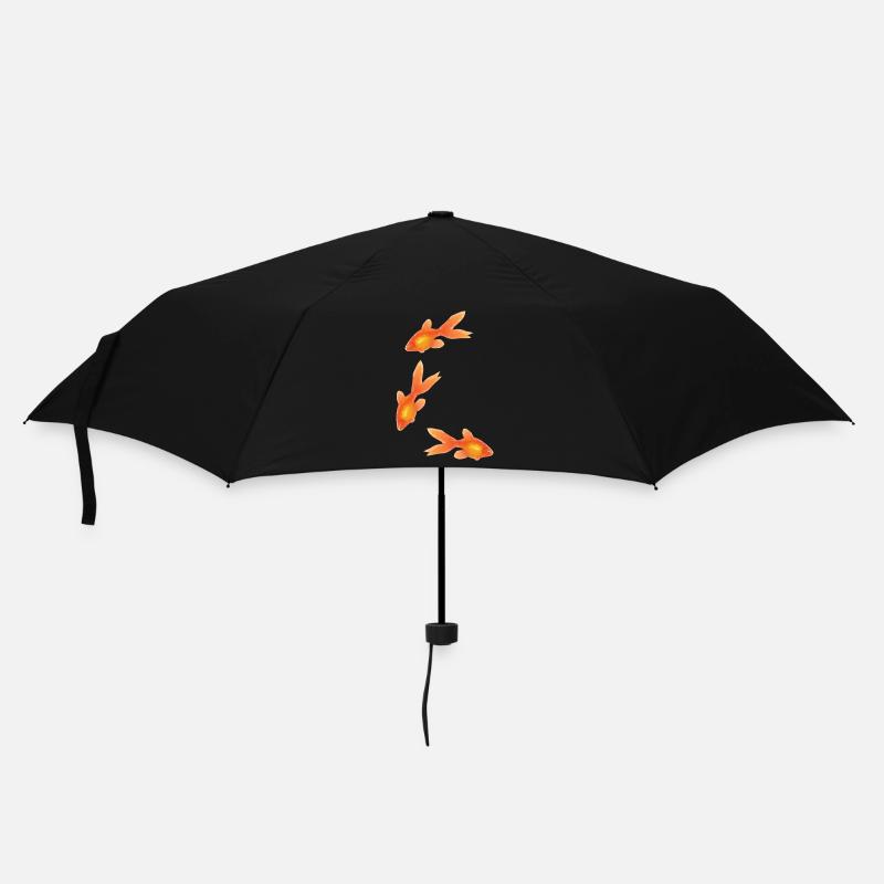 Poissons rouges - Umbrella (small) - black
