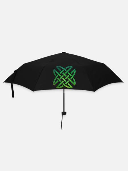 Celtic Knot - Regenschirm (klein) - Schwarz