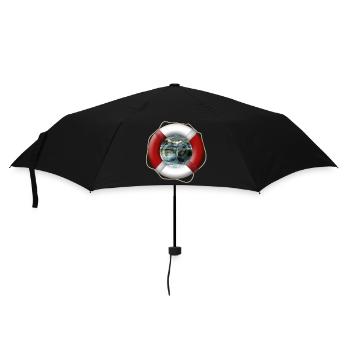 Lifebuoy - 60 years - birthday - Umbrella (small) - black - Front