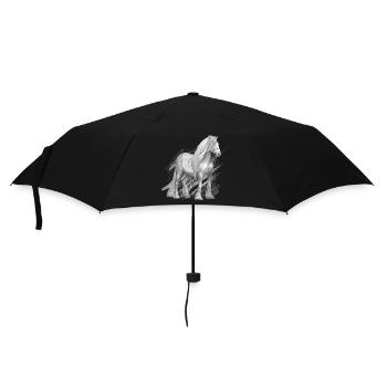 Cold-blood horse - Parapluie standard - noir - Devant