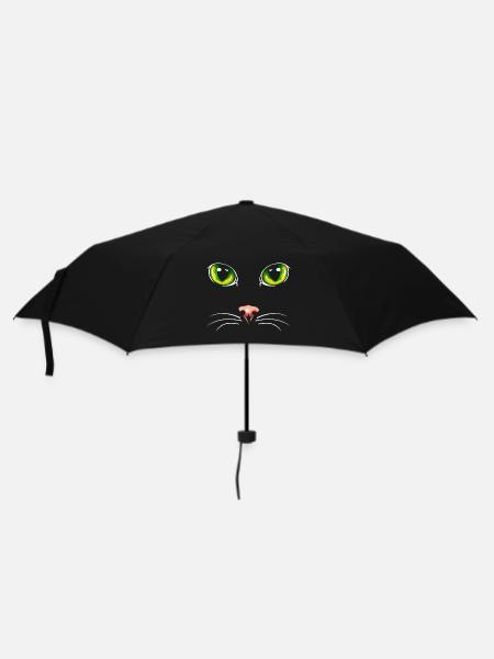 Black cat eyes - Umbrella (small) - black