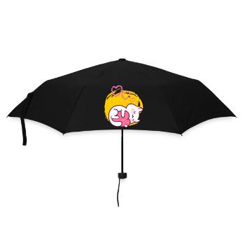 Katzen, Katze, Katzenliebhaber, Katzenfreund - Regenschirm (klein) - Schwarz - Vorne
