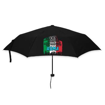 Rome / Cadeau / Idée de cadeau - Parapluie standard - noir - Devant