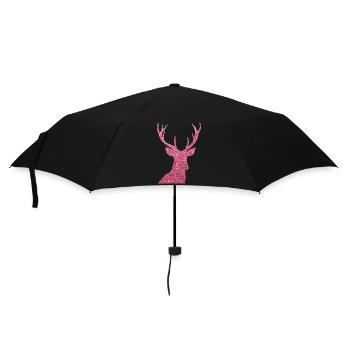 deer - Umbrella (small) - black - Front