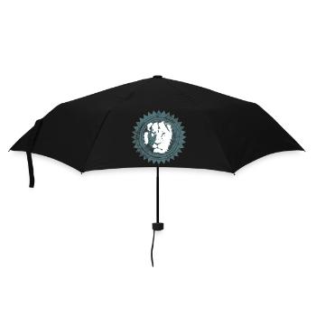 Tête de Lion Reggae Design - Parapluie standard - noir - Devant