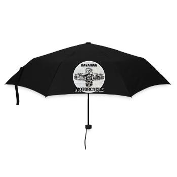 Bavarian Motorcycle boxer engine - Umbrella (small) - black - Front
