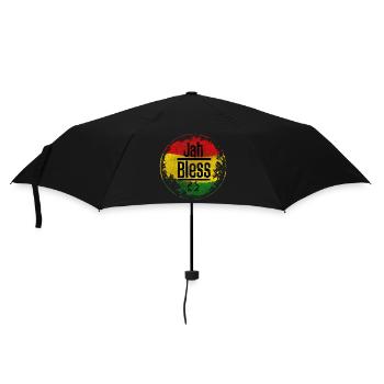 Jah Bless Symbol red-yellow-green - Umbrella (small) - black - Front