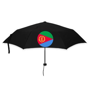 Eritrea Luftfahrt-Cockade-Militär-Emblem - Regenschirm (klein) - Schwarz - Vorne