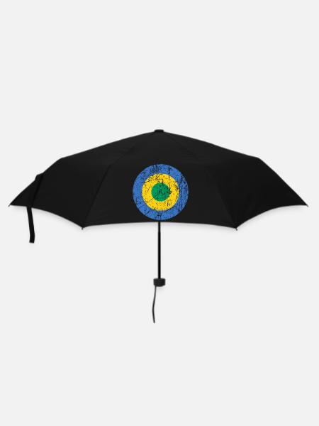 Cocarde d'aviation vintage du Gabon Afrique - Parapluie standard - noir