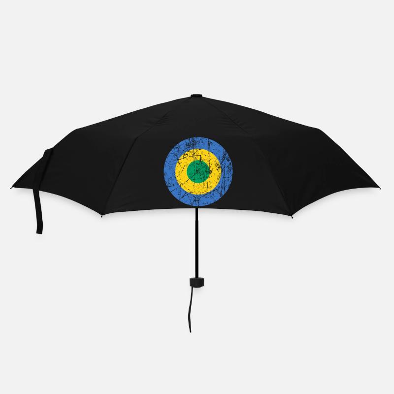 Cocarde d'aviation vintage du Gabon Afrique - Parapluie standard - noir