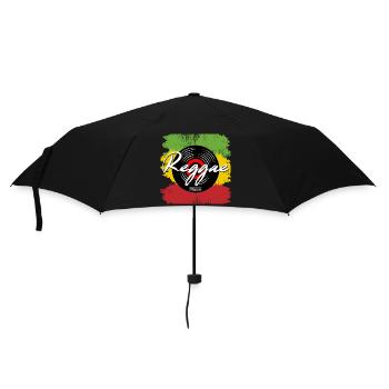 Reggae Record Vibes - Umbrella (small) - black - Front